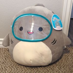 Squishmallows 16" Plush Shark with Goggles